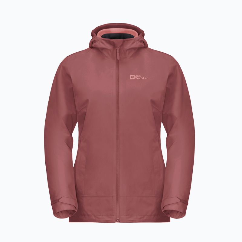Dámska bunda 3v1 Jack Wolfskin Moonrise 3In1 red ochre 8