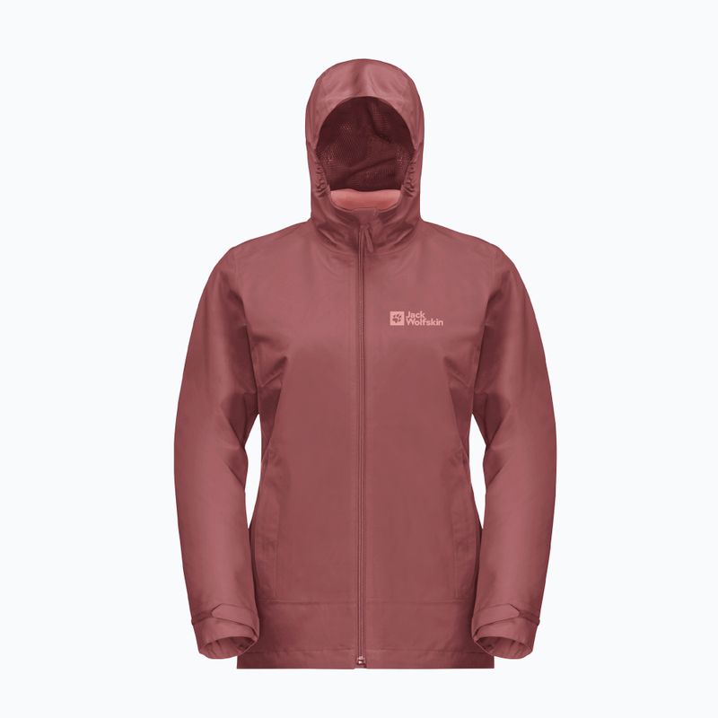 Dámska bunda 3v1 Jack Wolfskin Moonrise 3In1 red ochre 9