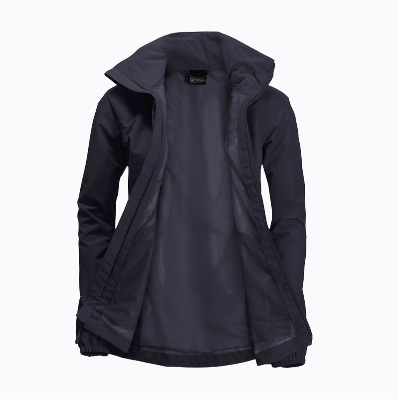 Dámska bunda do dažďa Jack Wolfskin Stormy Point 2L graphite 9