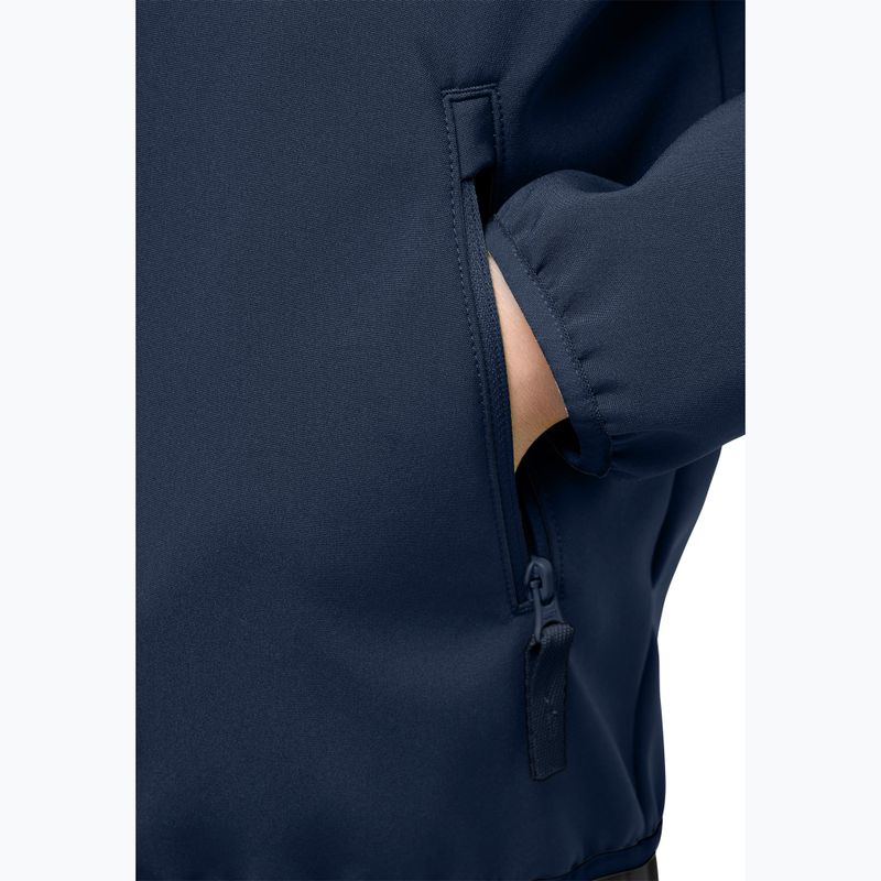 Detská softshellová bunda Jack Wolfskin Fourwinds night blue 4