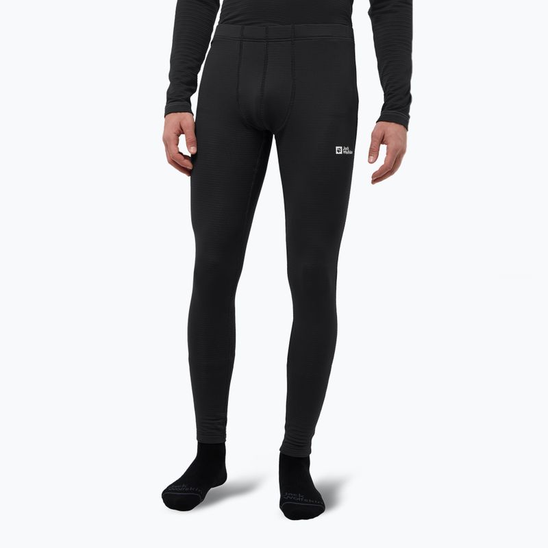 Pánske termonohavice Jack Wolfskin Infinite Warm black