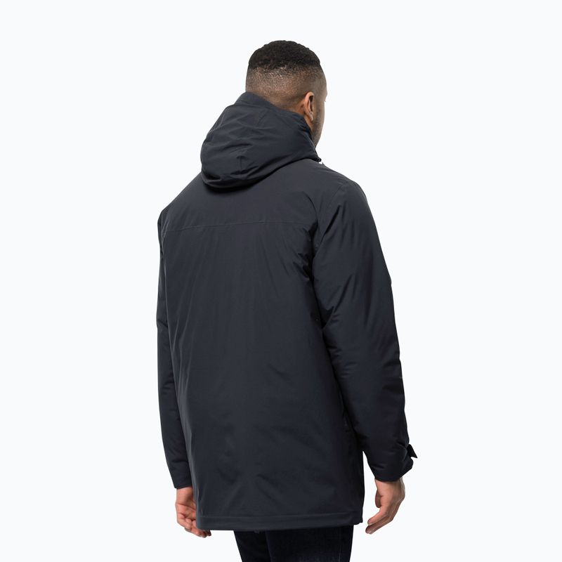Pánska páperová bunda Jack Wolfskin Koenigsbau Parka dark navy 2