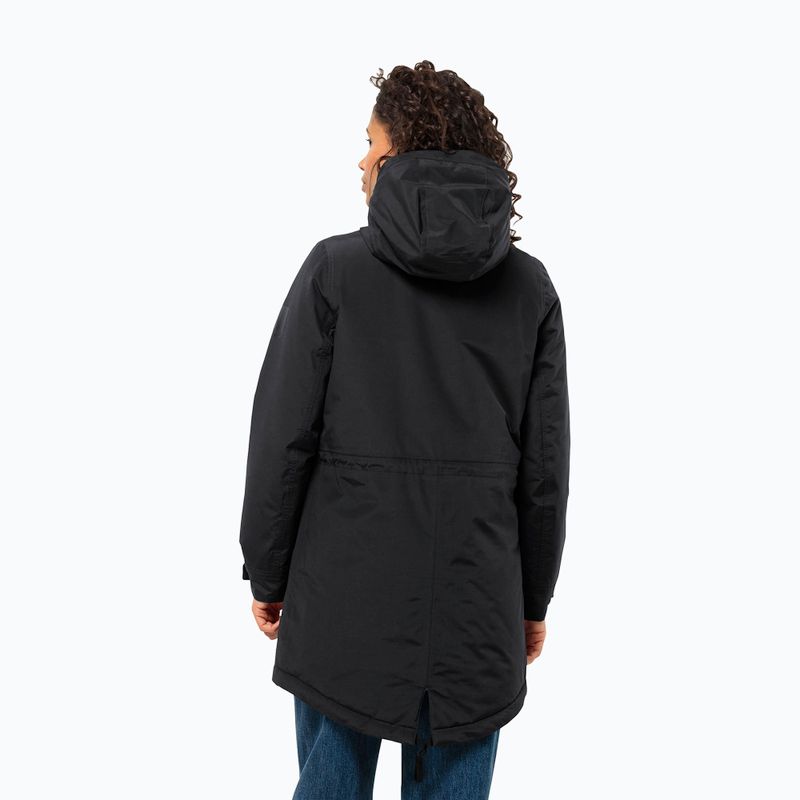 Dámska zimná bunda Jack Wolfskin Talforst Parka black 2