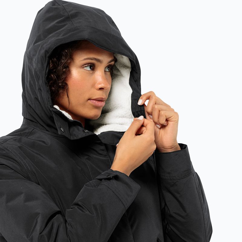 Dámska zimná bunda Jack Wolfskin Talforst Parka black 3