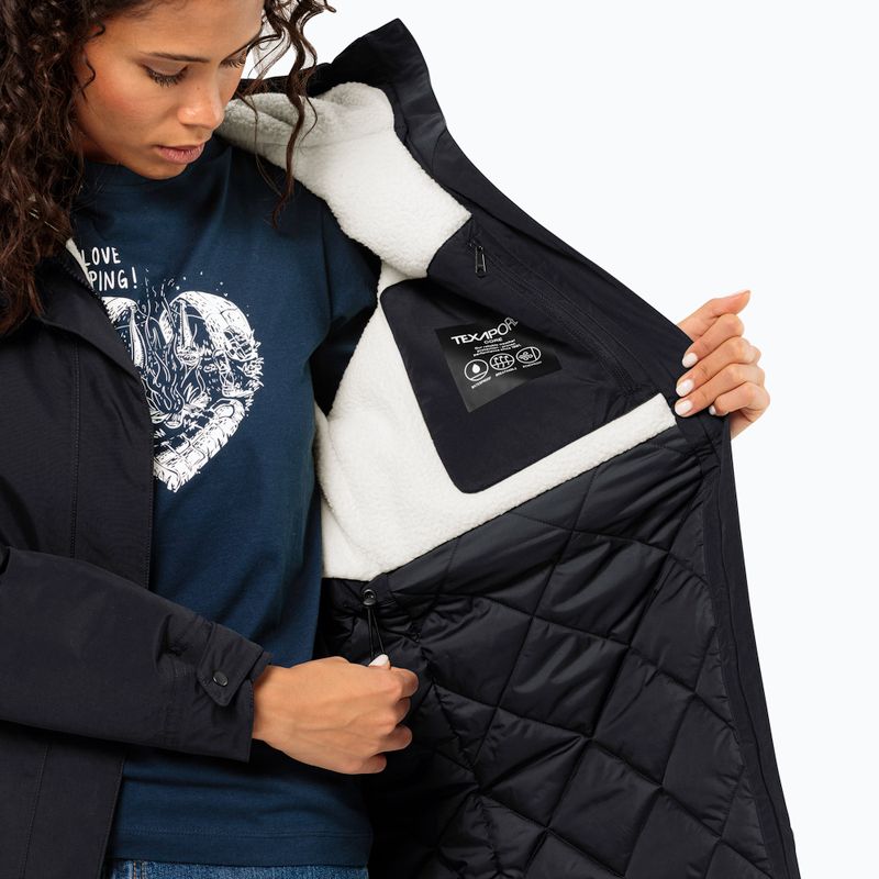 Dámska zimná bunda Jack Wolfskin Talforst Parka black 5