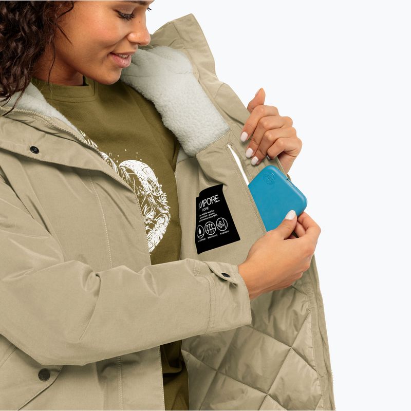Dámska zimná bunda Jack Wolfskin Talforst Parka anis 4