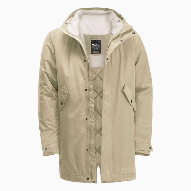 Dámska zimná bunda Jack Wolfskin Talforst Parka anis 8