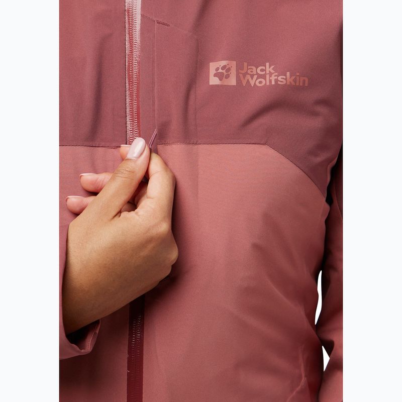 Dámska bunda 3v1 Jack Wolfskin Hunberg mineral red 9