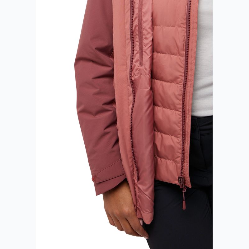 Dámska bunda 3v1 Jack Wolfskin Hunberg mineral red 12