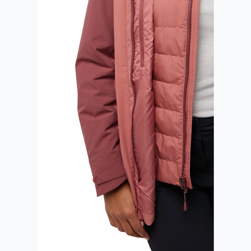 Dámska bunda 3v1 Jack Wolfskin Hunberg mineral red 14
