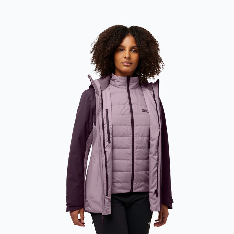 Dámska bunda 3v1 Jack Wolfskin Hunberg wild blossom 3