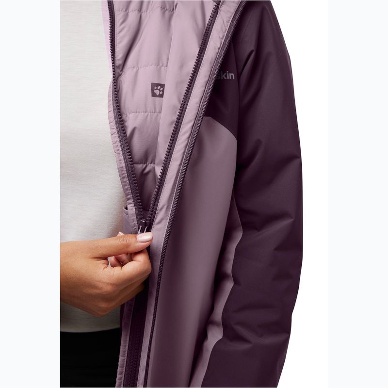 Dámska bunda 3v1 Jack Wolfskin Hunberg wild blossom 11