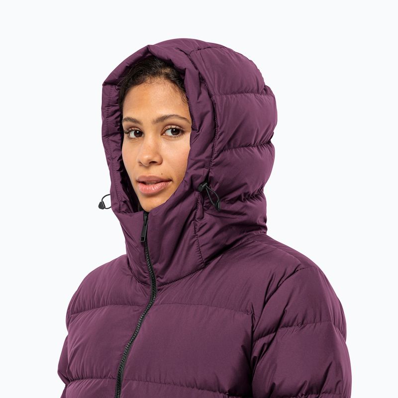 Dámsky páperový kabát Jack Wolfskin Frozen Palace berry jam 3