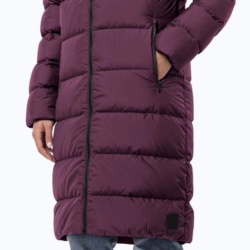 Dámsky páperový kabát Jack Wolfskin Frozen Palace berry jam 4