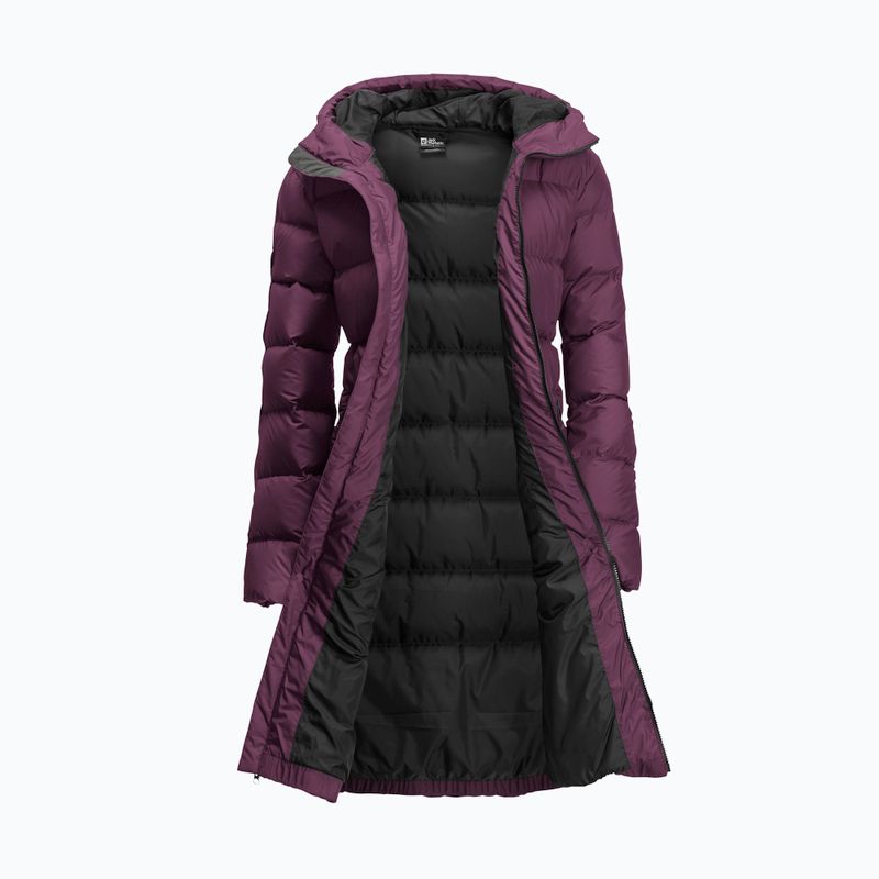 Dámsky páperový kabát Jack Wolfskin Frozen Palace berry jam 8