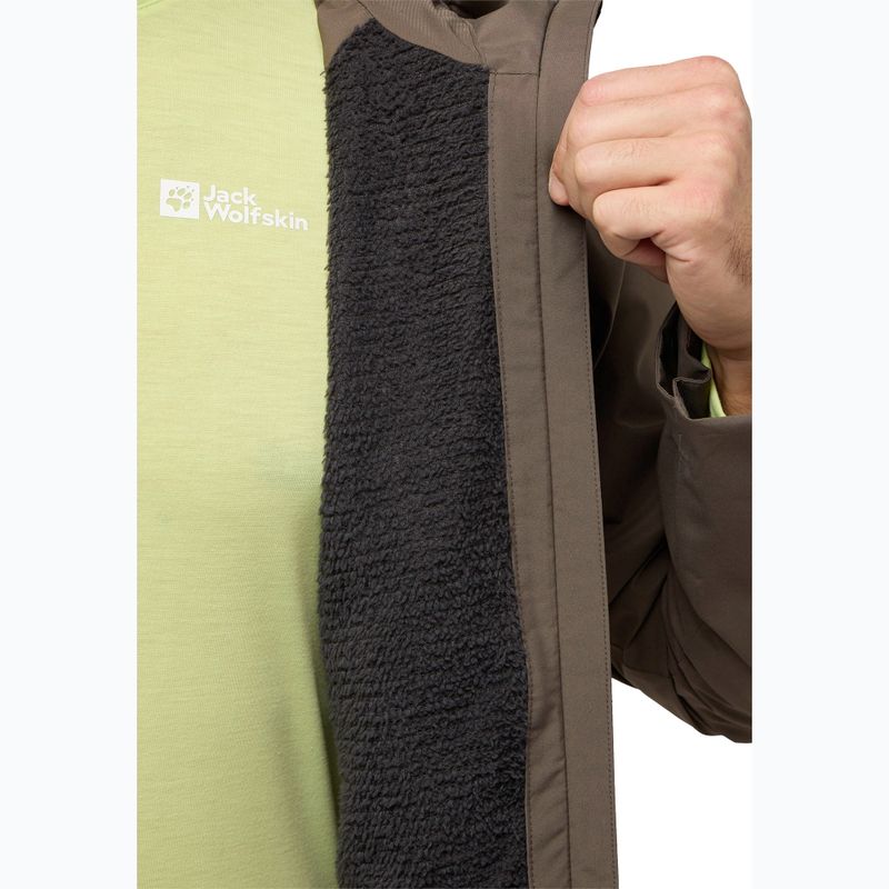 Pánska bunda do dažďa Jack Wolfskin Prelight 2L Ins cold coffee 5