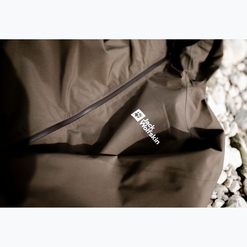 Pánska bunda do dažďa Jack Wolfskin Prelight 2L Ins cold coffee 12