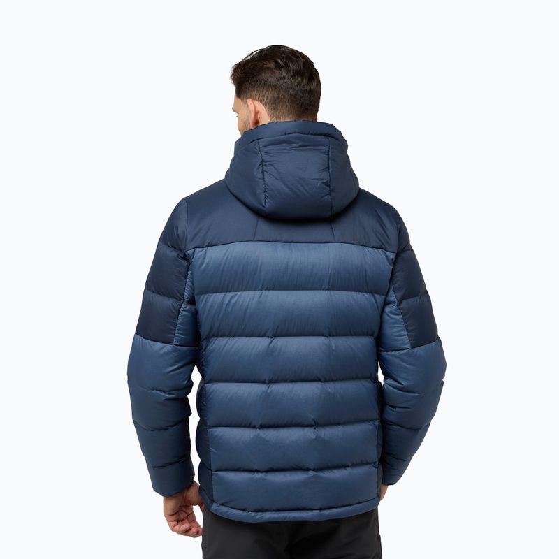 Pánska páperová bunda Jack Wolfskin Nebelhorn Down Hoody nature blue 2