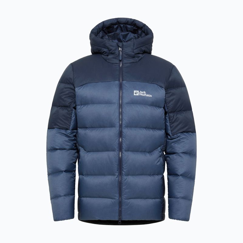 Pánska páperová bunda Jack Wolfskin Nebelhorn Down Hoody nature blue 10