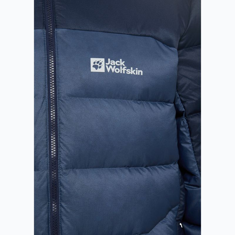 Pánska páperová bunda Jack Wolfskin Nebelhorn Down Hoody nature blue 12