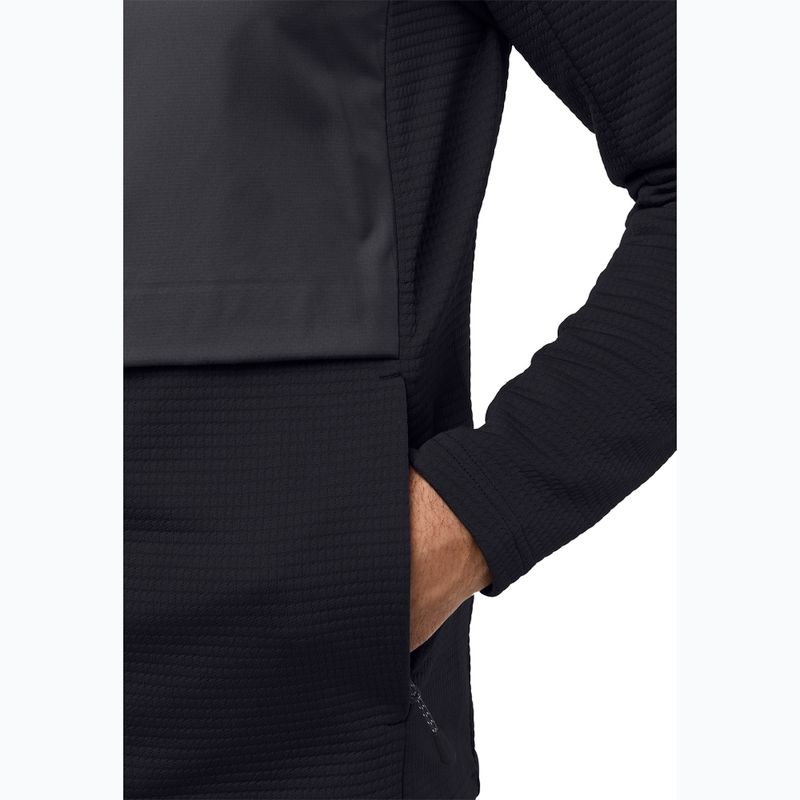 Pánska fleecová mikina Jack Wolfskin Dormer black 3