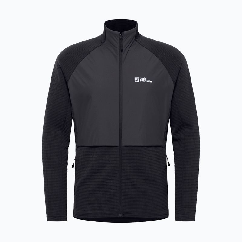Pánska fleecová mikina Jack Wolfskin Dormer black 5