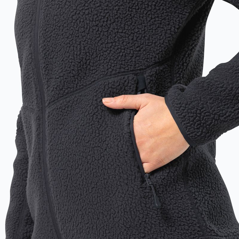 Dámska fleecová mikina Jack Wolfskin Kammweg Pile Fz phantom 3