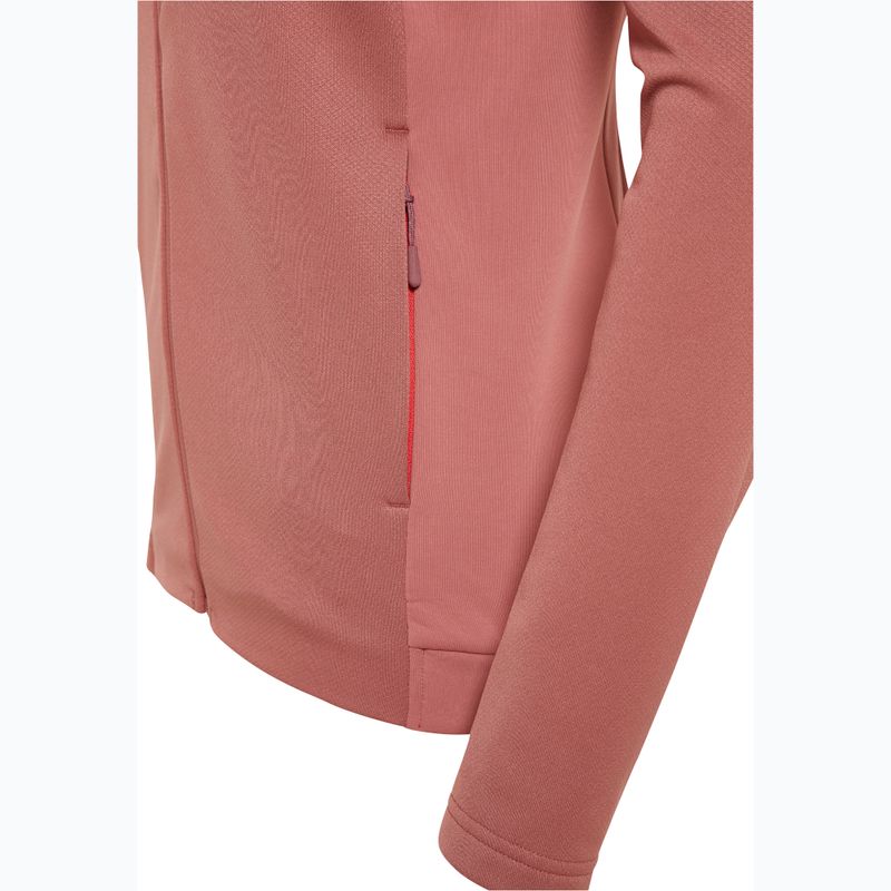 Dámska fleecová mikina Jack Wolfskin Alpgrat mineral red 8