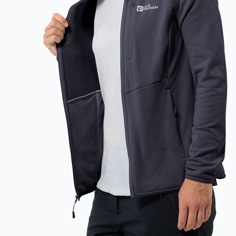 Dámska fleecová mikina Jack Wolfskin Kolbenberg Hooded Fz graphite 6