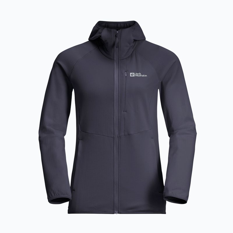 Dámska fleecová mikina Jack Wolfskin Kolbenberg Hooded Fz graphite 7