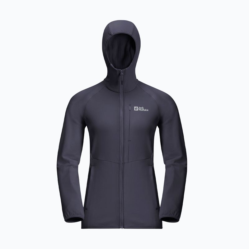 Dámska fleecová mikina Jack Wolfskin Kolbenberg Hooded Fz graphite 8