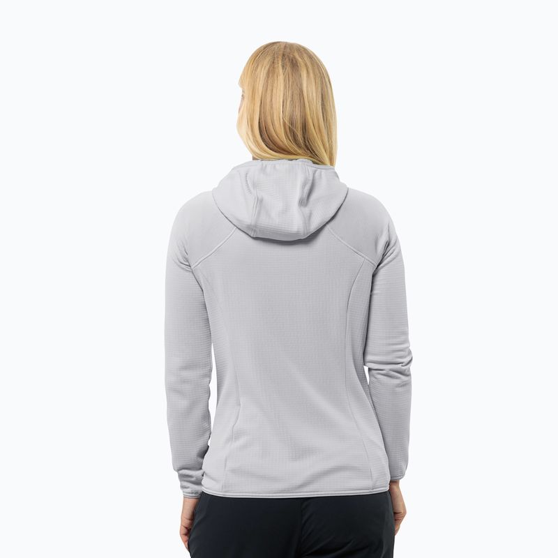 Dámska fleecová mikina Jack Wolfskin Kolbenberg Hooded Fz cool grey 2