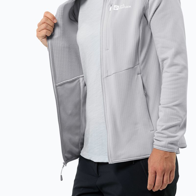 Dámska fleecová mikina Jack Wolfskin Kolbenberg Hooded Fz cool grey 6