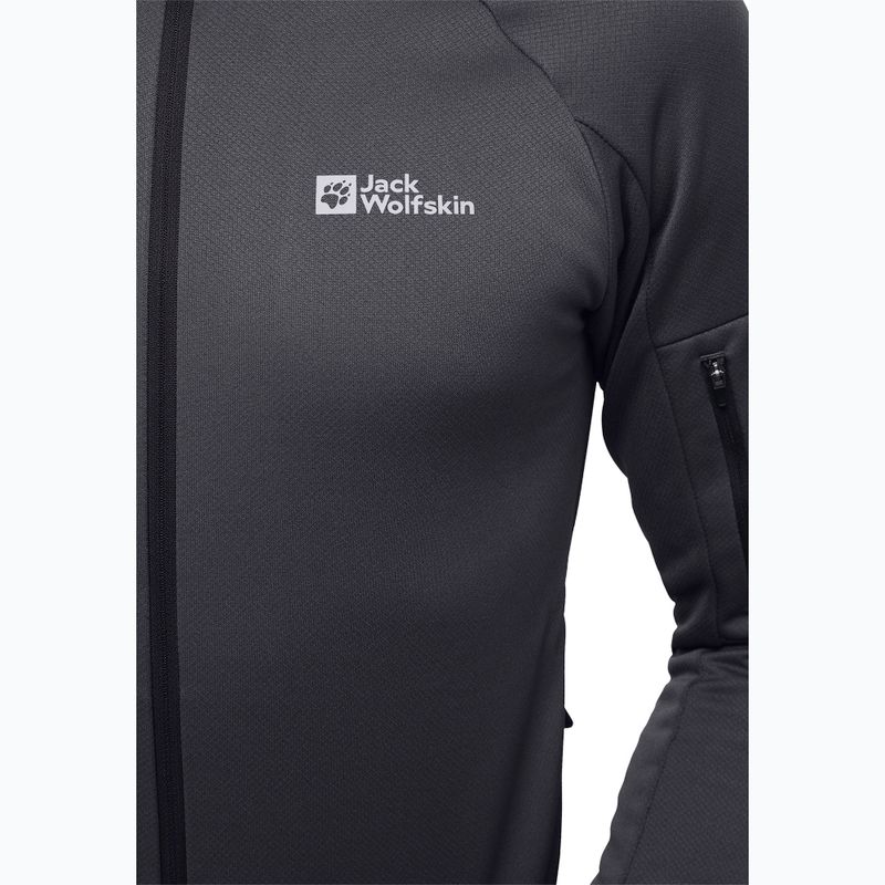 Dámska fleecová mikina Jack Wolfskin Alpgrat phantom 3