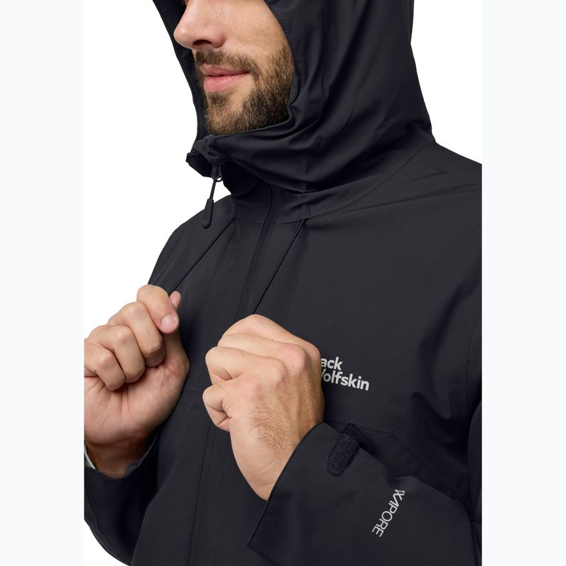 Pánska páperová bunda Jack Wolfskin Wisper Ins black 4