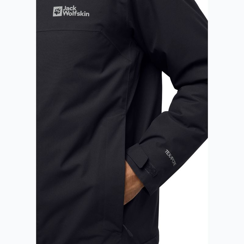 Pánska páperová bunda Jack Wolfskin Wisper Ins black 6