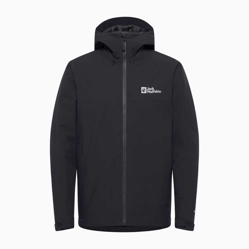Pánska páperová bunda Jack Wolfskin Wisper Ins black 10