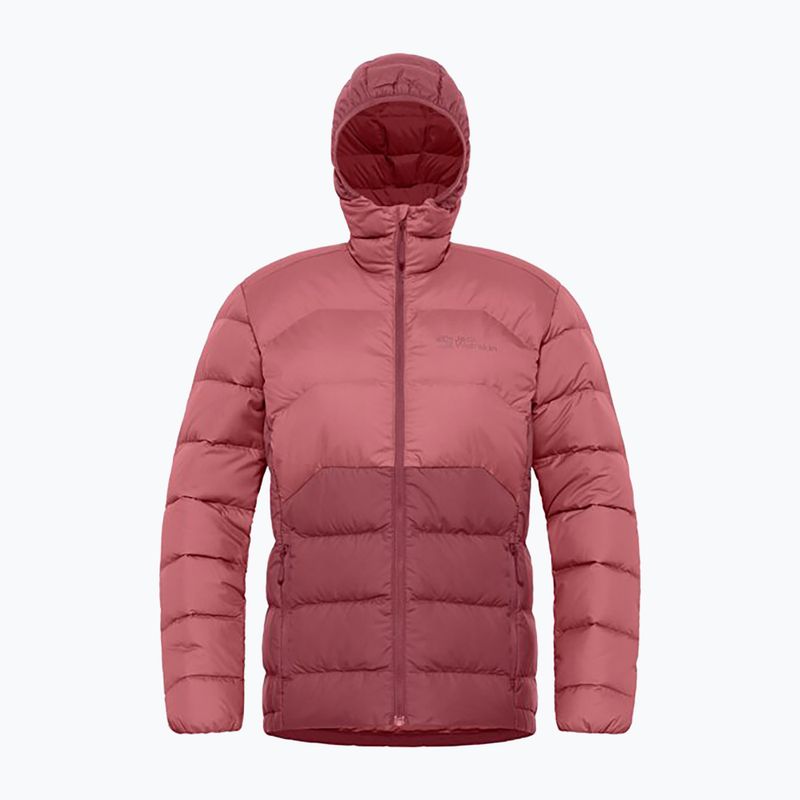 Dámska bunda Jack Wolfskin Ather Down Hoody red ochre 10