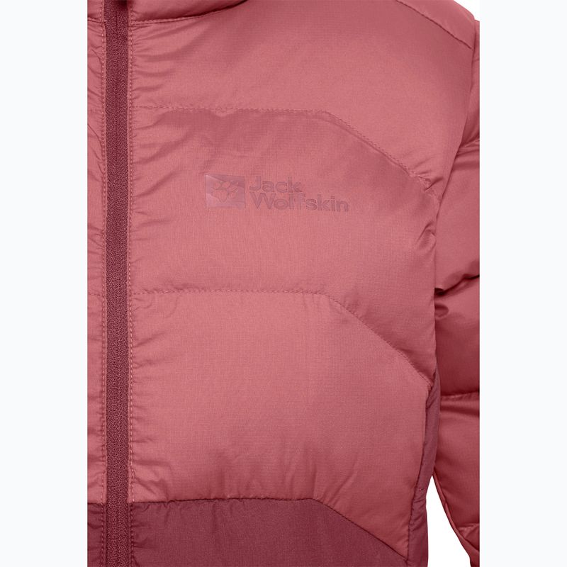 Dámska bunda Jack Wolfskin Ather Down Hoody red ochre 4