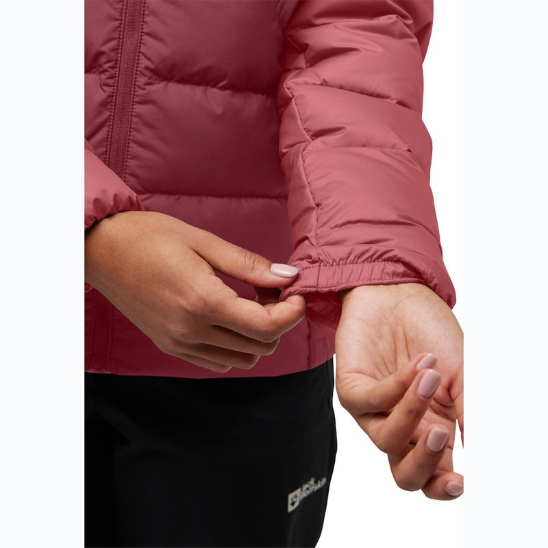 Dámska bunda Jack Wolfskin Ather Down Hoody red ochre 5