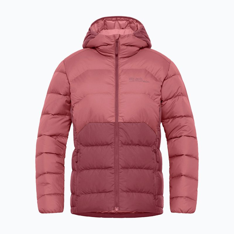 Dámska bunda Jack Wolfskin Ather Down Hoody red ochre 10