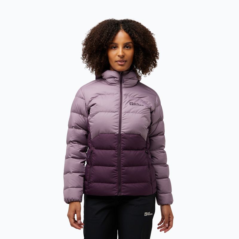 Dámska bunda Jack Wolfskin Ather Down Hoody midnight plum