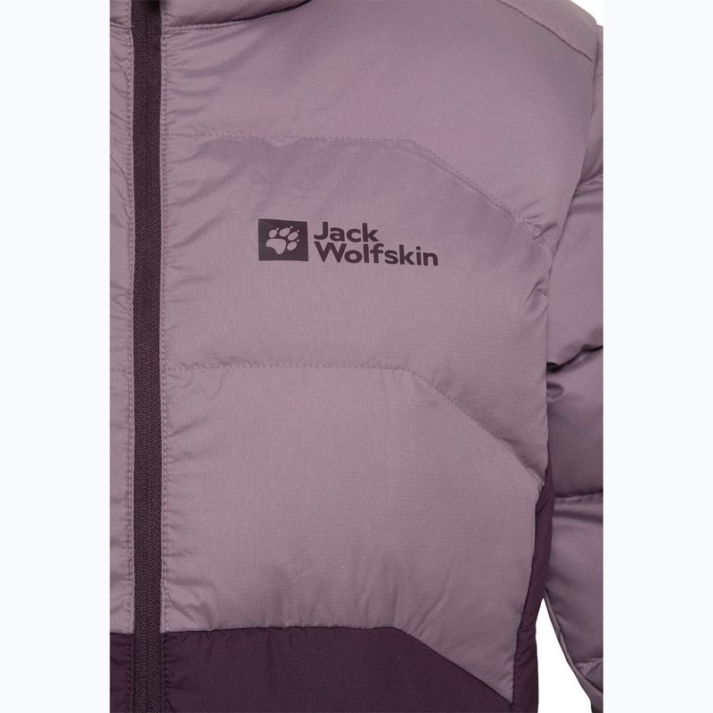 Dámska bunda Jack Wolfskin Ather Down Hoody midnight plum 4