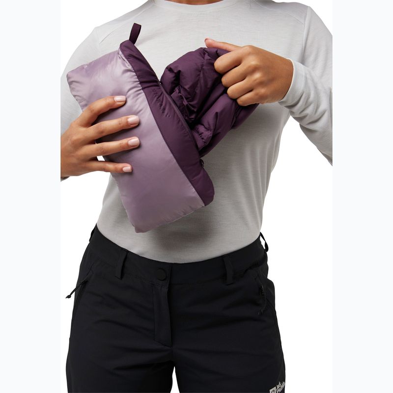 Dámska bunda Jack Wolfskin Ather Down Hoody midnight plum 9