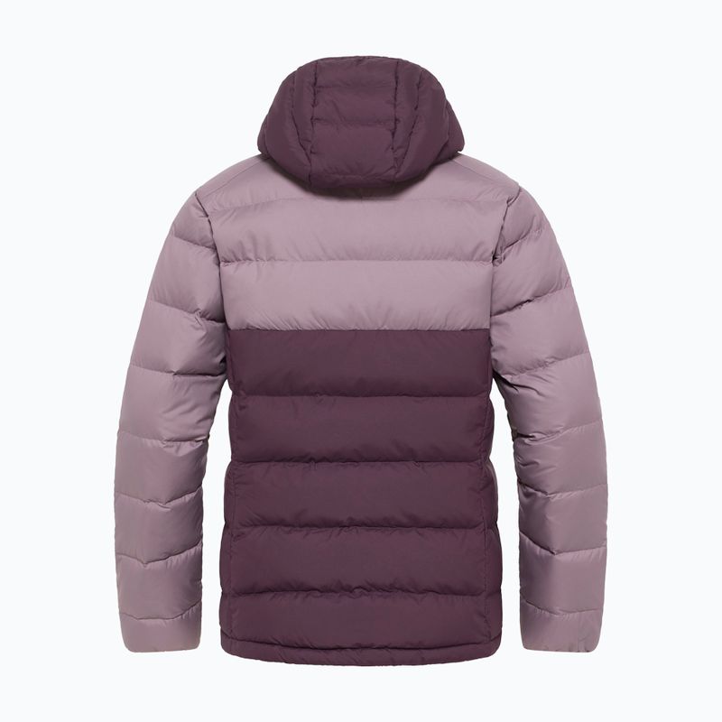 Dámska bunda Jack Wolfskin Ather Down Hoody midnight plum 12