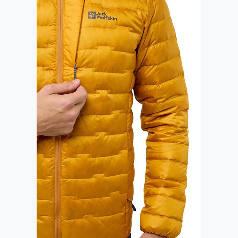 Pánska páperová bunda Jack Wolfskin Passamani Down Hoody safflower 4