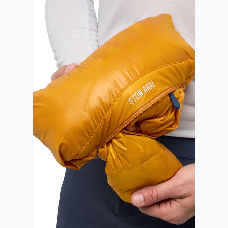 Pánska páperová bunda Jack Wolfskin Passamani Down Hoody safflower 8