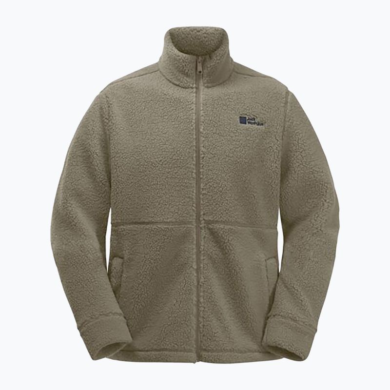 Pánska fleecová mikina Jack Wolfskin Felslicht anis