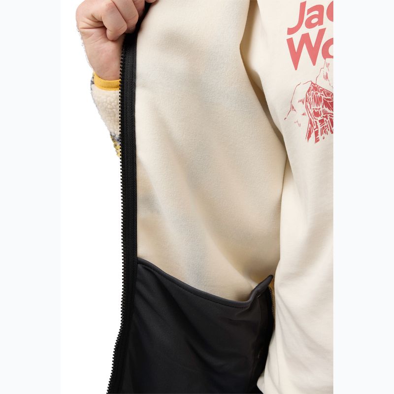 Pánska fleecová mikina Jack Wolfskin Felslicht Check panna cotta 5