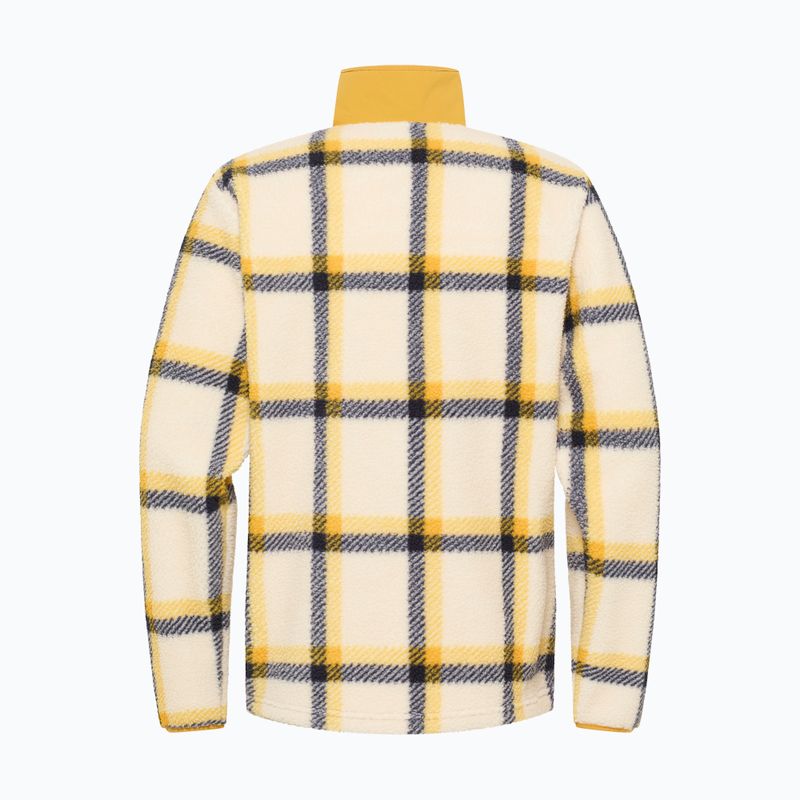Pánska fleecová mikina Jack Wolfskin Felslicht Check panna cotta 7